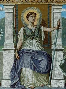 A_mosaic_-LAW-_by_Frederick_Dielman,_1847-1935